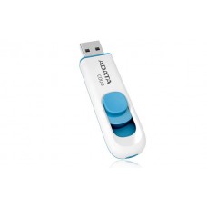 ADATA C008 32GB FLASH DRIVE WHITE-BLUE USB2-CAPLES