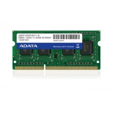 ADATA 8GB DDR3 1600 SO-DIMM LOW VOLTAGE SINGLE TRAY